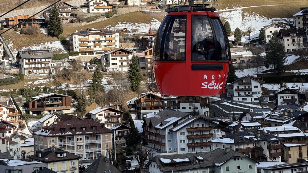 Gondel in Ortisei - Mont Seuc.